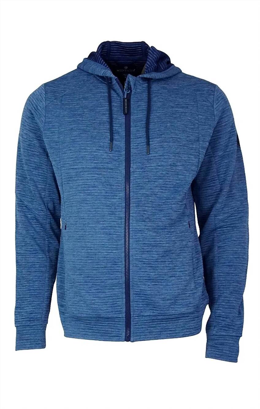 NEW HOOK & TACKLE men's camano island jacket in blue